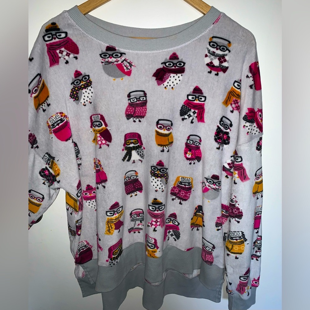 Adorable and soft Secret Treasures pullover.